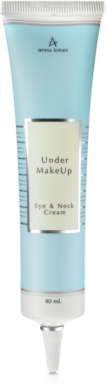 Baza pod makijaż do powiek i na dekolt - Anna Lotan Under Makeup Eye&Neck Cream — Zdjęcie N1