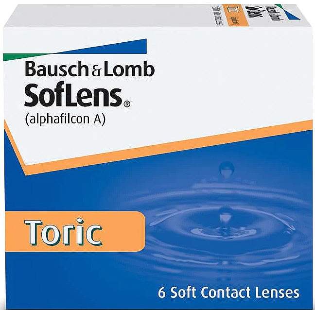 Soczewki kontaktowe toryczne S66T 8,5,-1,75, 60, 6 szt. - Bausch & Lomb SofLens Toric — Zdjęcie N1