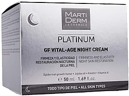 Kup Diamentowy krem do twarzy na noc - MartiDerm Platinum Gf Vital Age Night Cream