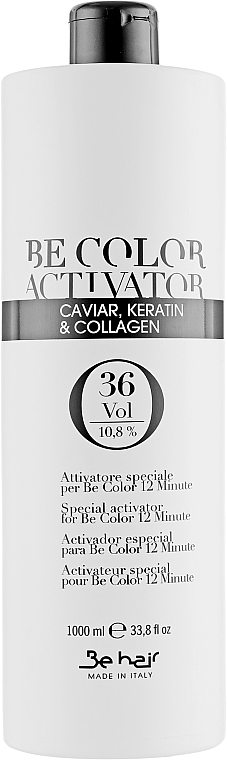 Utleniacz 10,8% - Be Hair Be Color Activator with Caviar Keratin and Collagen — Zdjęcie N1