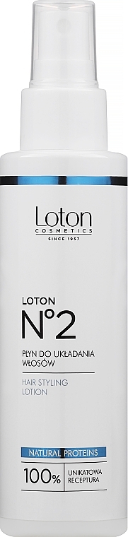 Naturalny płyn w sprayu do układania włosów Loton 2 - Loton Care & Styling — Zdjęcie N1