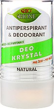 Kryształowy dezodorant-antyperspirant w kulce - Bione Cosmetics Deo Krystal Antiperspirant & Deodorant — Zdjęcie N1