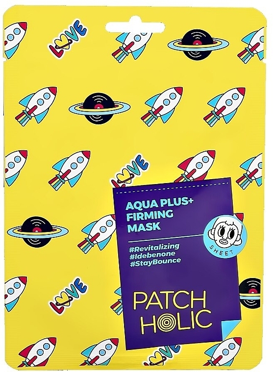 Maska ujędrniająca do twarzy - Patch Holic Aqua Plus+ Firming Mask — Zdjęcie N1