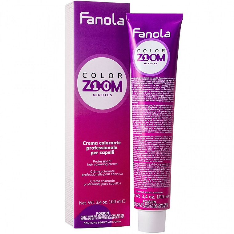 Farba do włosów - Fanola Color Zoom — Zdjęcie N1