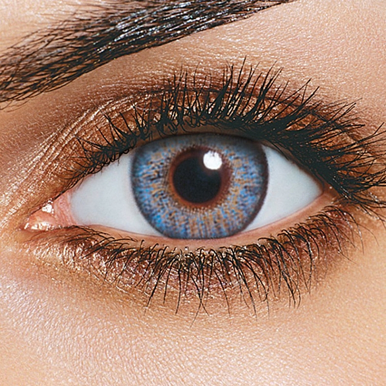 	Kolorowe soczewki kontaktowe, jednodniowe, 10 szt., Blue - Alcon FreshLook One-Day Color — Zdjęcie N2