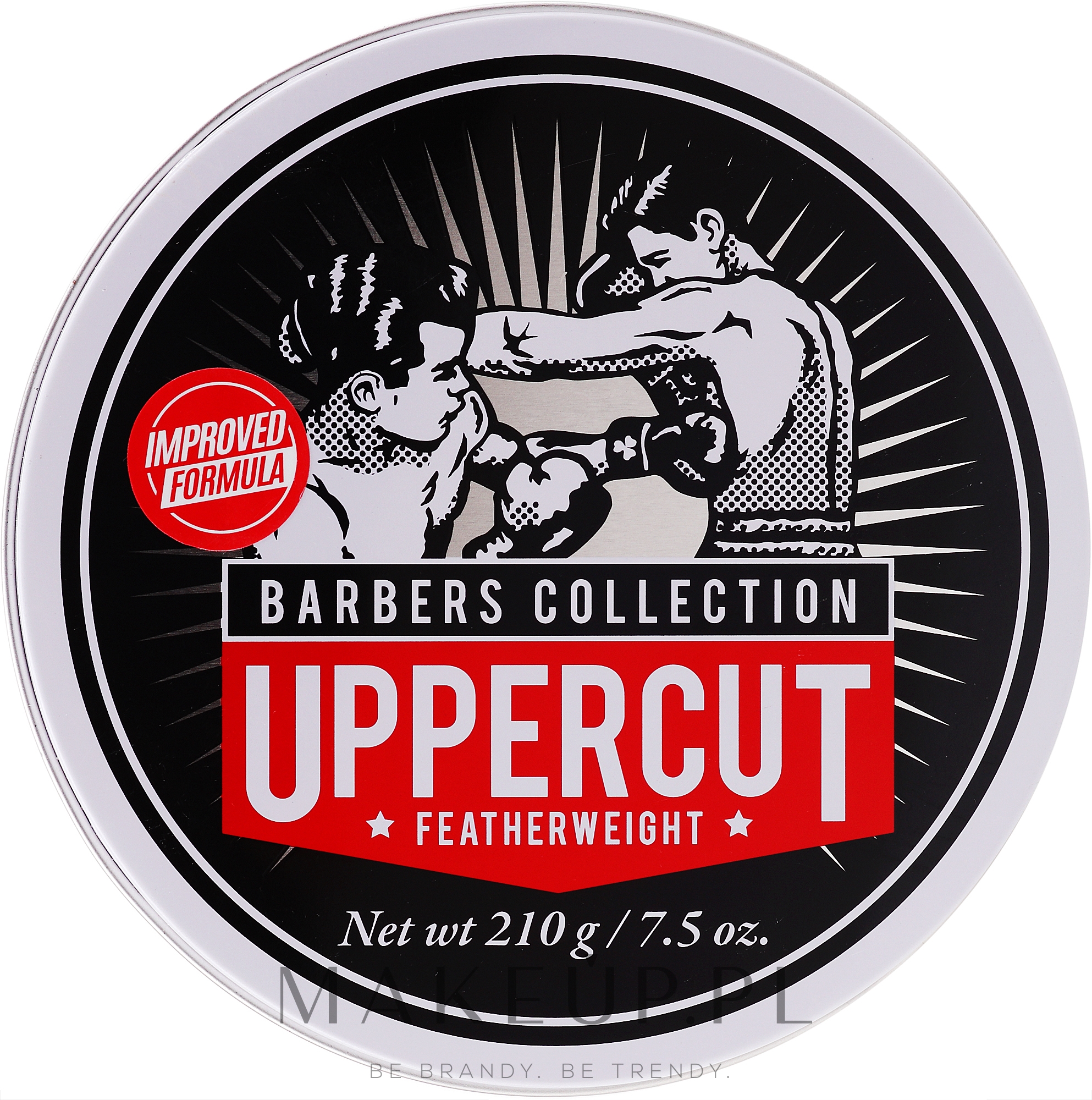 Średnio utrwalająca pasta do stylizacji włosów dla mężczyzn - Uppercut Deluxe Barbers Collection Featherweight — Zdjęcie 210 g