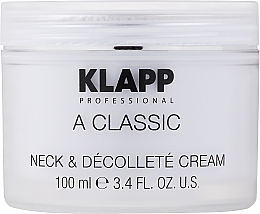 Krem na szyję i dekolt - Klapp A Classic Neck & Decollete Cream — Zdjęcie N3