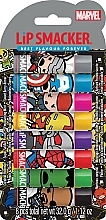 Zestaw balsamów do ust - Lip Smacker Marvel Party Pack (lip/balm/8x4g) — Zdjęcie N1