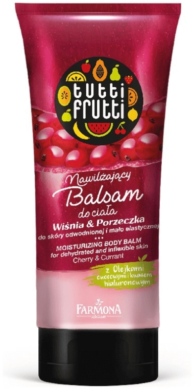 Nawilżający balsam do ciała Wiśnia i porzeczka - Farmona Tutti Frutti — Zdjęcie N1