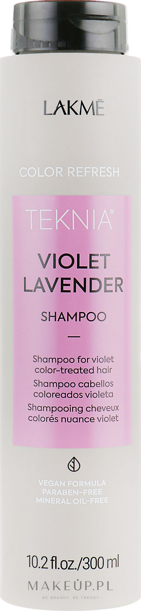 Szampon odświeżający kolor włosów w odcieniach fioletu - Lakmé Teknia Violet Lavender Shampoo — Zdjęcie 300 ml