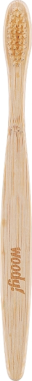 Bambusowa szczoteczka do zębów, średnia - WoodyBamboo Bamboo Toothbrush Classic — Zdjęcie N1