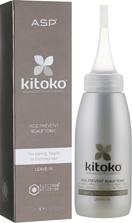 Tonik do skóry głowy - Affinage Salon Professional Kitoko Age Prevent Scalp Tonic — Zdjęcie N1
