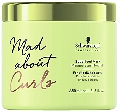 Odżywcza maska do włosów kręconych - Schwarzkopf Professional Mad About Curls Superfood Mask — Zdjęcie N2