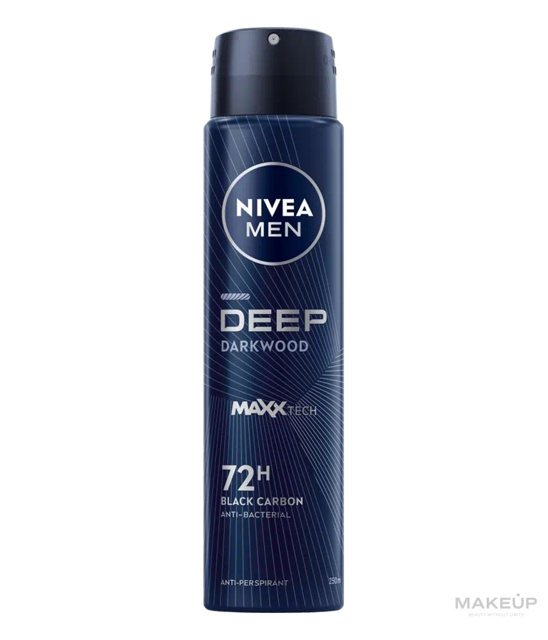 Antyperspirant dla mężczyzn - NIVEA MEN Deep Darkwood 72H Anti-Perspirant — Zdjęcie 150 ml