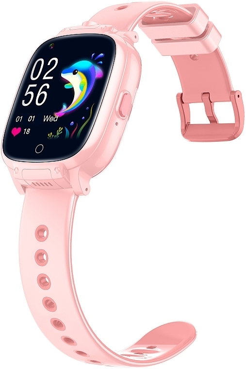 Smartwatch dla dzieci, różowy - Garett Smartwatch Kids Twin 4G — Zdjęcie N4