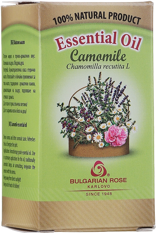 Olejek rumiankowy - Bulgarian Rose Camomile Essential Oil — Zdjęcie N1