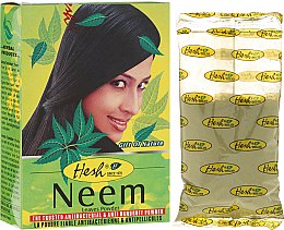 Przeciwłupieżowy proszek antybakteryjny do włosów - Hesh Neem Leaves Powder — Zdjęcie N1
