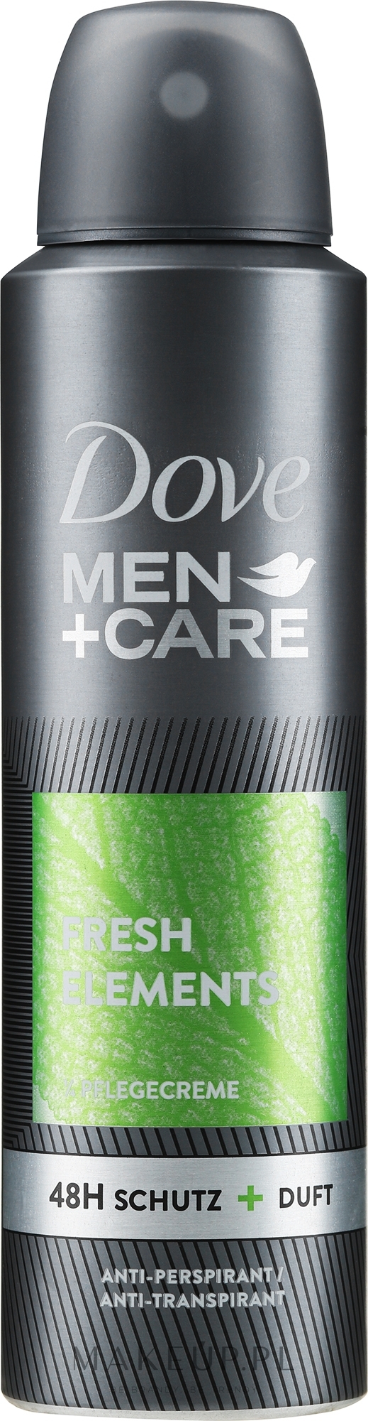 Antyperspirant w sprayu dla mężczyzn - Dove Men+Care Elements 48H — Zdjęcie 150 ml