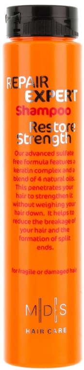 Odbudowujący szampon do włosów - Mades Cosmetics Repair Expert Restore Strength Shampoo — Zdjęcie N2