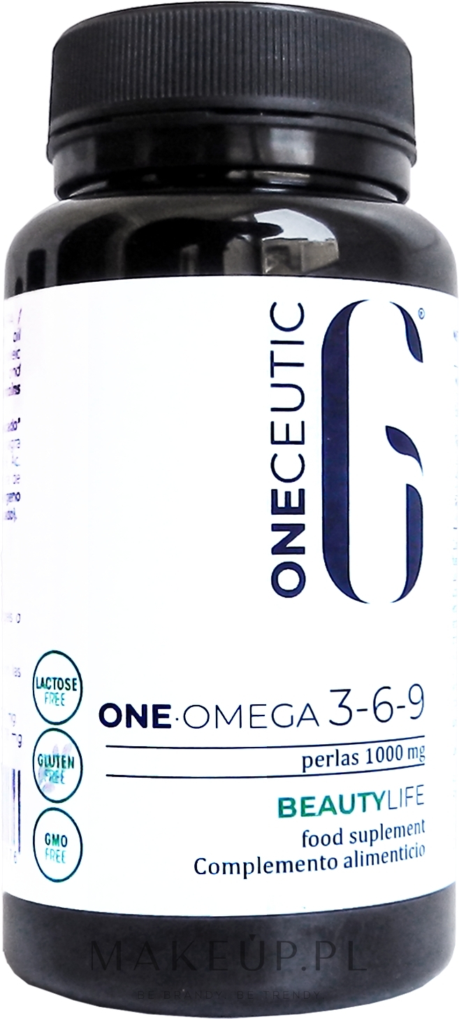 Suplement diety - Oneceutic One Omega 3-6-9 Perlas 1000 mg Beauty Life Food Suplement — Zdjęcie 60 szt.