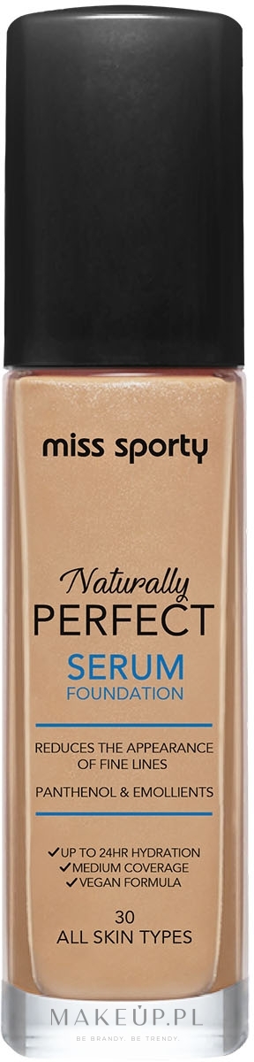 Podkład - Miss Sporty Naturally Perfect Serum Foundation — Zdjęcie 30