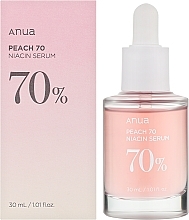 Serum do twarzy z niacynamidem - Anua Peach 70% Niacin Serum — Zdjęcie N2