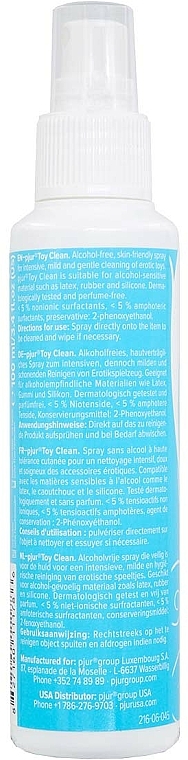 Antybakteryjny spray do czyszczenia zabawek - Pjur Woman ToyClean — Zdjęcie N2