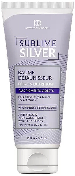 Odżywka przeciw żółtym odcieniom - Institut Claude Bell Sublime Silver Brightening and Nourishing Rejuvenating Balm — Zdjęcie N1