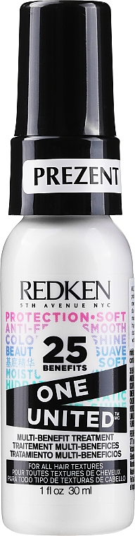 PREZENT! Wielofunkcyjny spray ochronno-pielęgnacyjny do włosów - Redken One United Elixir — Zdjęcie N1