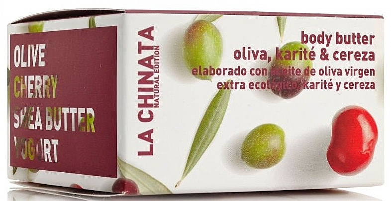 Masło do ciała Oliwka, shea i wiśnia - La Chinata Olive, Shea and Cherry Body Butter — Zdjęcie N1