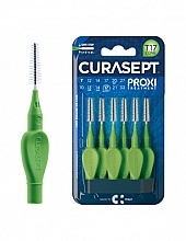 Kup Szczoteczki międzyzębowe 1,7 mm, 6 sztuk, zielone - Curaprox Curasept Proxi T17 Cone Green