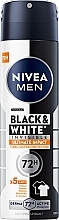 Kup Antyperspirant w sprayu dla mężczyzn - NIVEA MEN Black & White Invisible Ultimate Impact