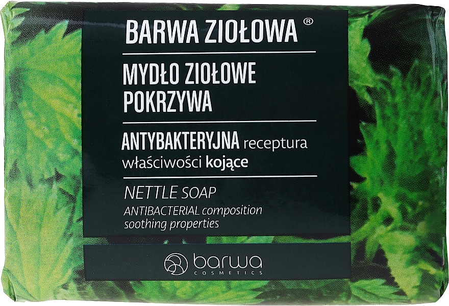 Antybakteryjne mydło ziołowe Pokrzywa - Barwa Ziołowa — Zdjęcie N1