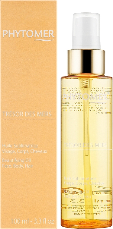 Upiększający olejek do twarzy, ciała i włosów - Phytomer Trésor des Mers Beautifying Oil Face, Body, Hair — Zdjęcie N2