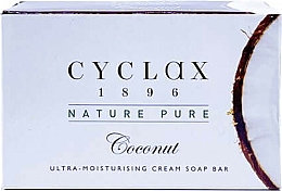 Kup Ultranawilżające kremowe mydło do ciała Kokos - Cyclax Nature Pure Coconut Ultra-Moisturising Cream Soap Bar