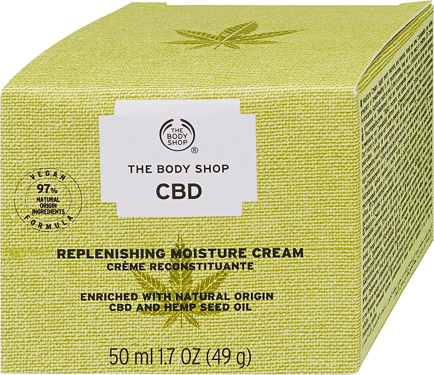 Nawilżający krem do twarzy - The Body Shop CBD Replenishing Moisture Cream — Zdjęcie N2