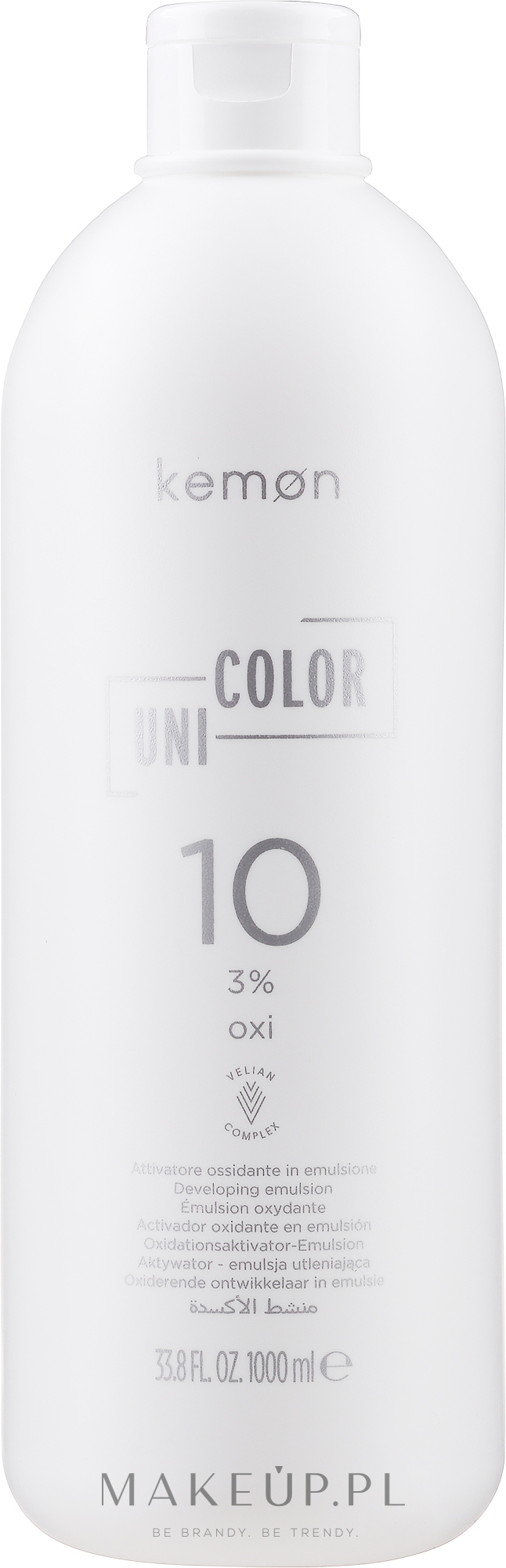 Oksydant uniwersalny do farby 3% - Kemon Uni.Color Oxi — Zdjęcie 1000 ml