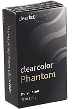 Kolorowe soczewki kontaktowe Angelic Blue, 2 sztuki - Clearlab ClearColor Phantom — Zdjęcie N1