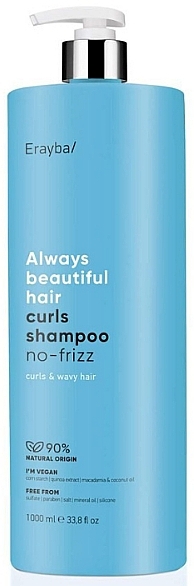 Szampon do włosów kręconych - Erayba ABH Curls Shampoo No-frizz — Zdjęcie N2