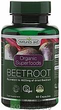 Kup Suplement diety Burak - Natures Aid Organic Superfoods Beetroot