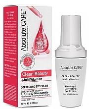 Krem pod oczy - Absolute Care Clean Beauty Multi Vitamins Firming Correcting Eye Cream — Zdjęcie N1