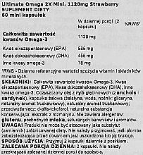 Suplement diety Ultimate Omega 1120 mg - Nordic Naturals Ultimate Omega 2X Mini 1120mg Strawberry — Zdjęcie N3