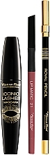 Zestaw - Pierre Rene Smoky Black (mascara/15ml + eye/pencil/1.6g + lip/pencil/0.4g) — Zdjęcie N4