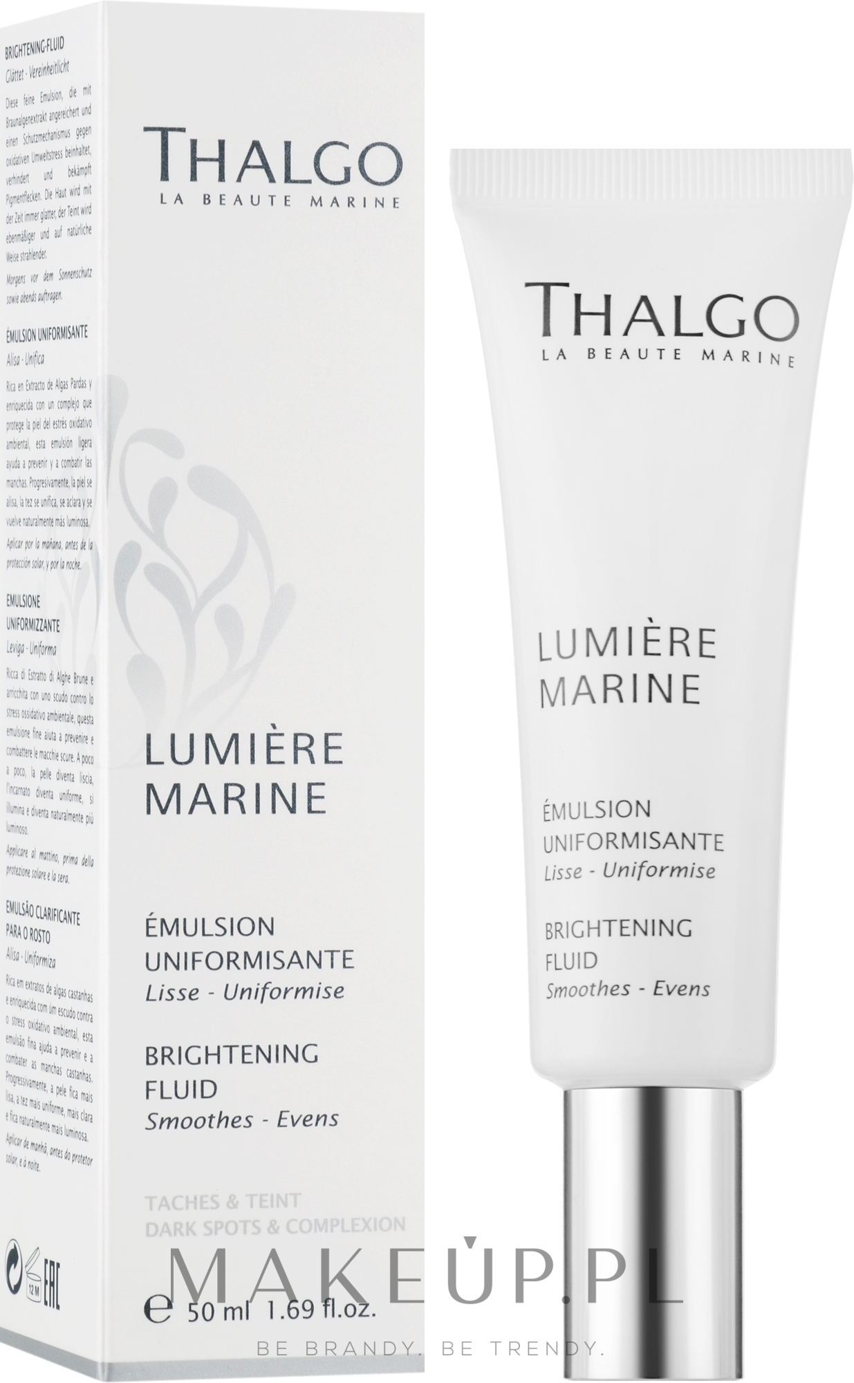 Fluid wyrównujący koloryt skóry - Thalgo Lumiere Marine Brightening Fluid — Zdjęcie 50 ml