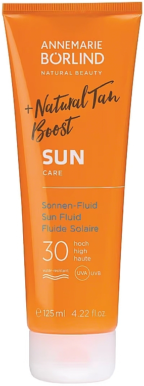 Fluid przeciwsłoneczny wzmacniający opaleniznę - Annemarie Borlind Natural Tan Boost Sun Fluid SPF 30 — Zdjęcie N1