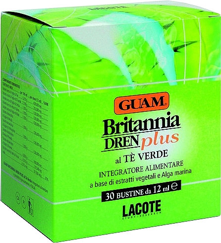 Suplement diety Britannia Dren Plus o działaniu drenażowym - Guam — Zdjęcie N1