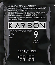 Kup Proszek wybielający z węglem drzewnym do rozjaśniania 9 odcieni - Echosline 9 Charcoal Extra Bleach 9T