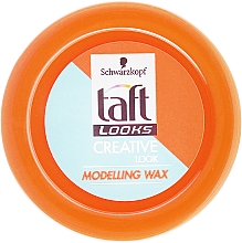Wosk do stylizacji włosów - Taft Looks Creative Look Hair Modelling Wax Gel Extra Strong  — Zdjęcie N2