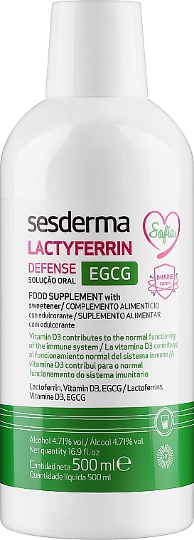 Suplement diety - SesDerma Laboratories Lactyferrin Defense Egcg — Zdjęcie N1