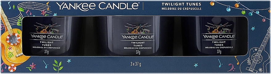 Zestaw - Yankee Candle Twilight Tunes (candle/3x37g) — Zdjęcie N1
